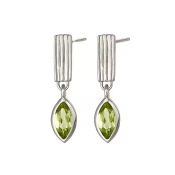 Peridot Drop Earring