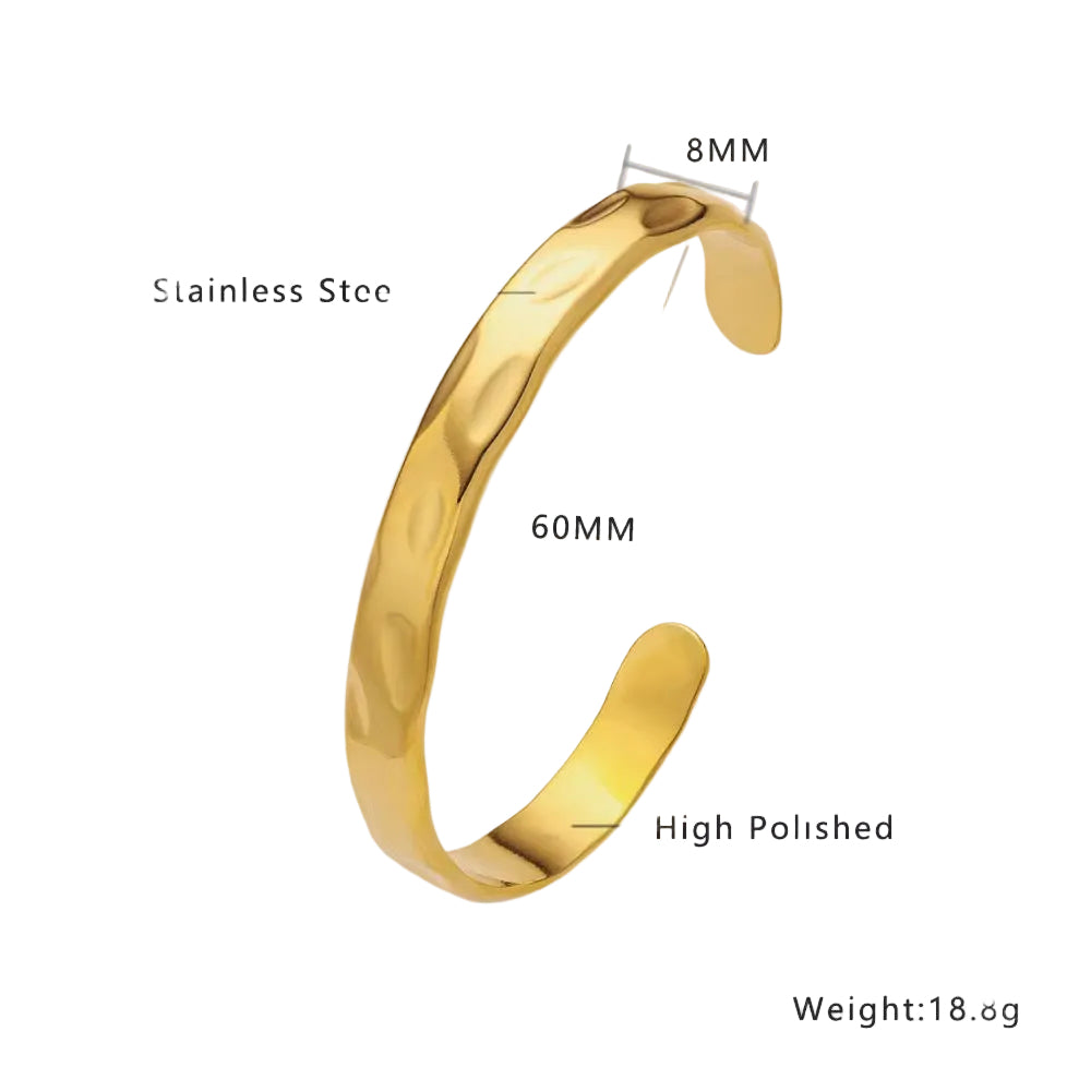 Hammered Cuff